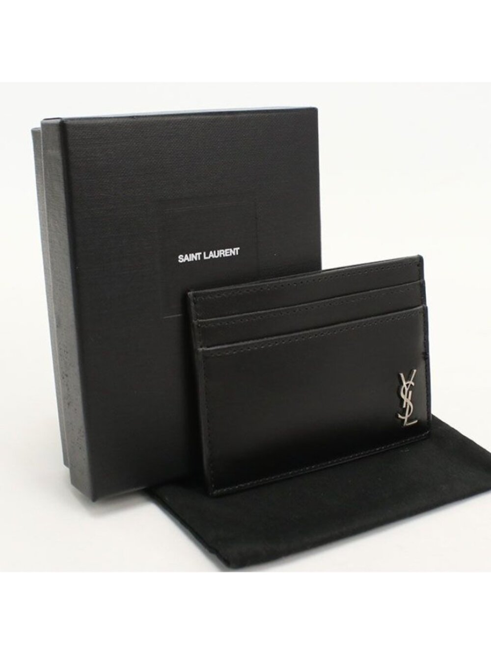 Saint Laurent Tiny Cassandra Card Case Calfskin - Picture 1 of 5